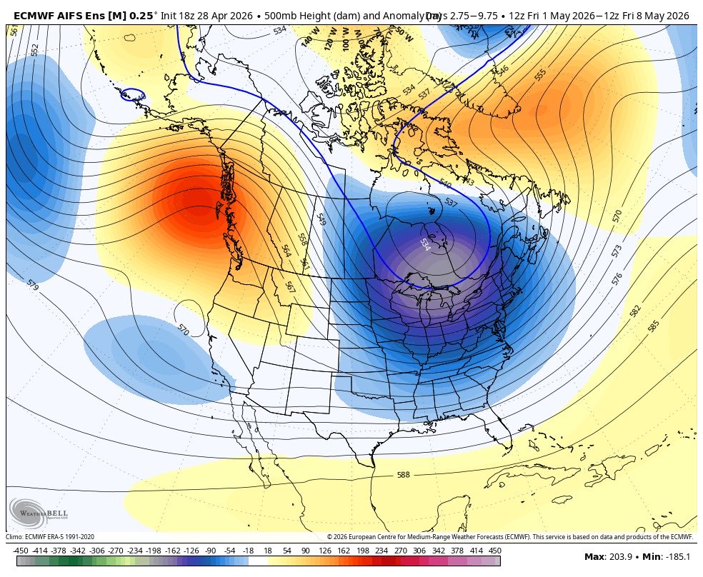 vlad_rad's tweet photo. Very warm #Summer like pattern going into next week #BC. Expect warmest days to be Sun-Tues with temps approaching 30C away from the water.
#BCHeat #BCWx #BCStormWatch #PNW #Weather https://t.co/kUia7ZhcHa