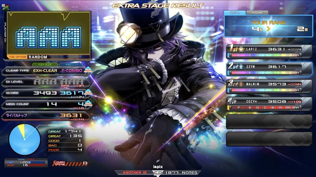 tripyandchan24's tweet image. PENDUAL (PRESENT) BGM デスか、　時計しまったね。。。

@Sato_Nao #IIDX22 #PENDUAL #SDVX