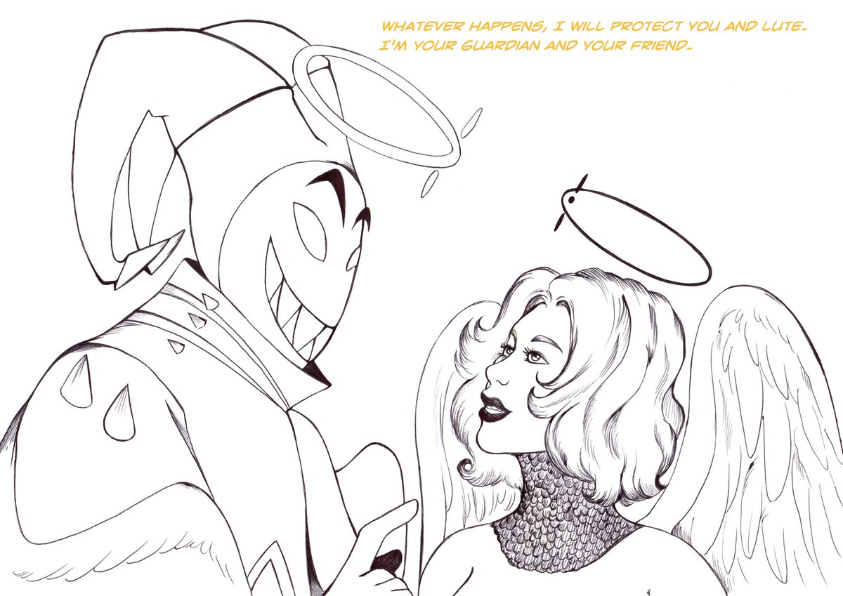 GiuliaBern93's tweet photo. The 5 and last season of Hazbin will come out, so I made this work full of examples, schemes and materials. This Is for all the fans of Adam and Lute. 

The narrative concrete possibility of S4 and 5.

"Hear my Hope"

#guitarspear #hazbinhotelAdam
#hazbinhotelLute https://t.co/kaUdBVFr9V