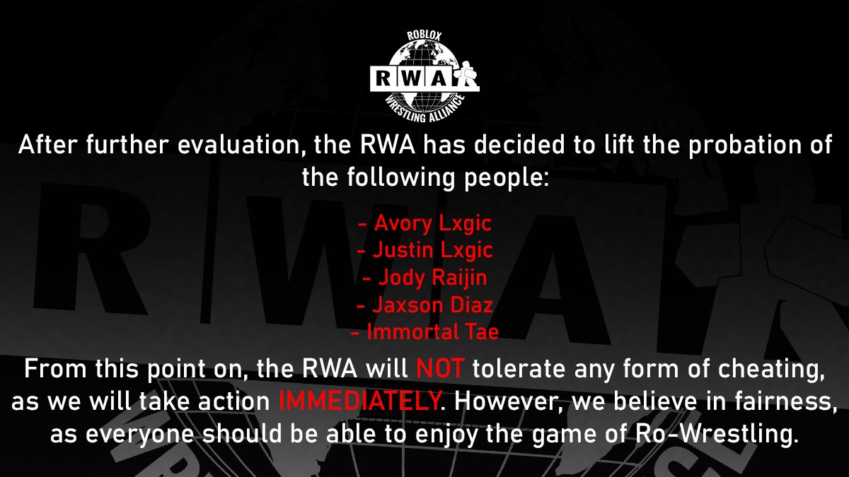Roblox Wrestling Alliance tweet media