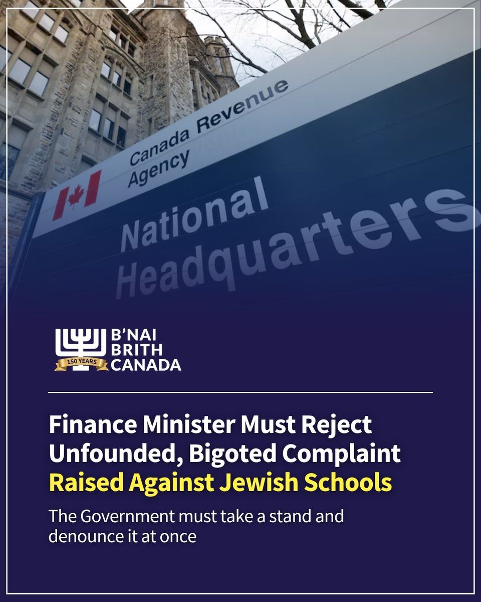 B'nai Brith Canada tweet media