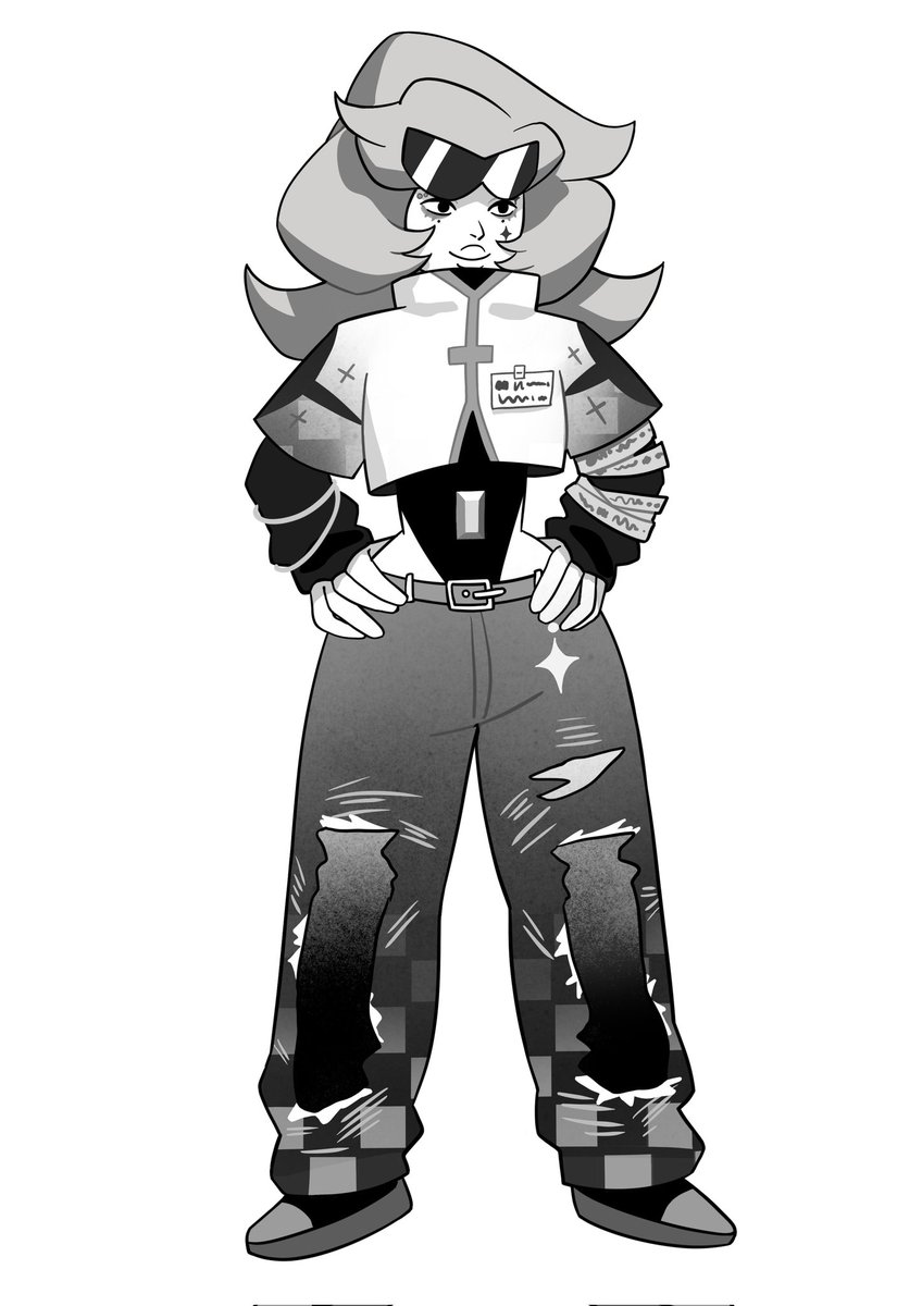 caffeine_level8's tweet photo. Well, I have a question for you: what's your first impression of white garnet?
#StevenUniverse #ocart #oc https://t.co/Ngu7Vrhebc