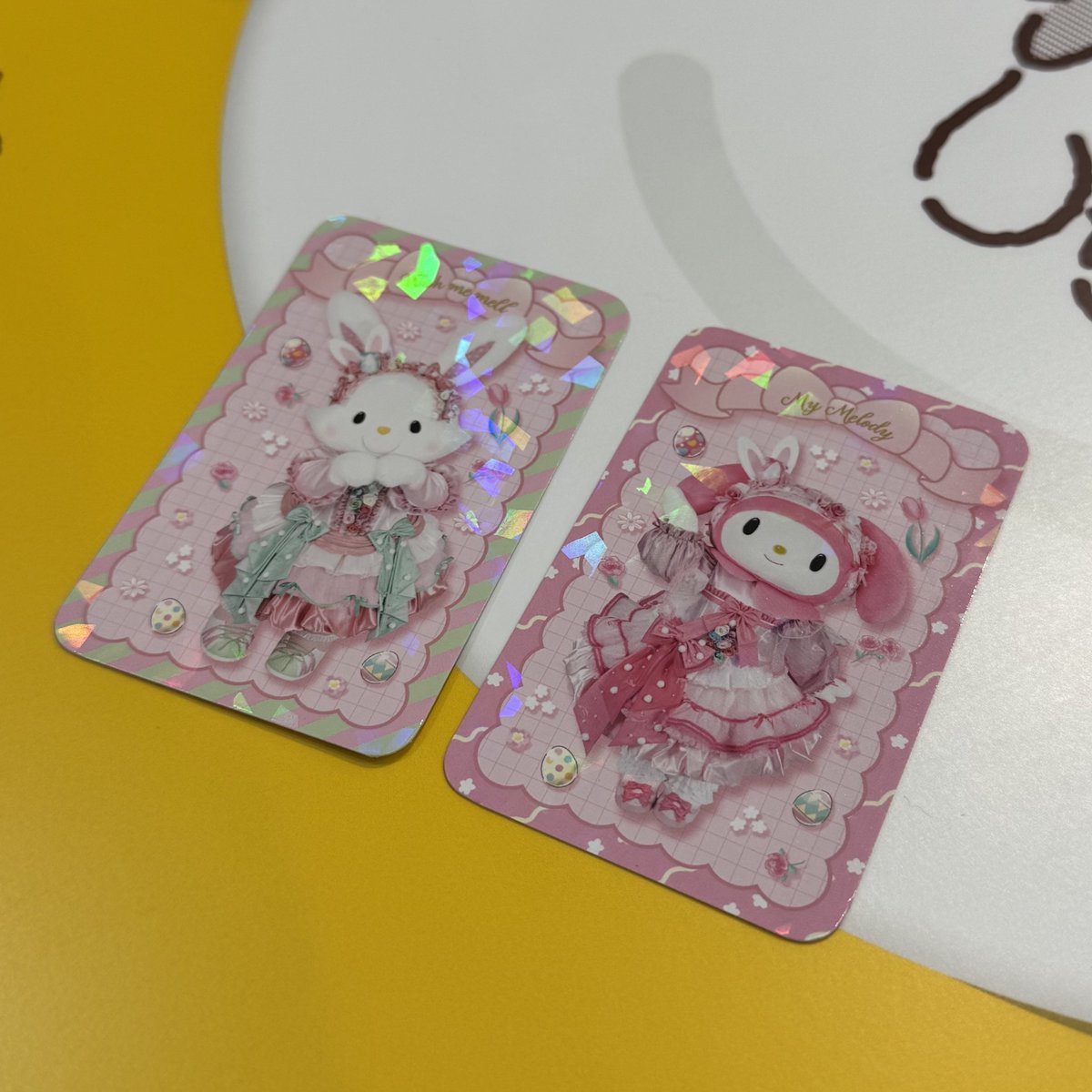 ___OommL's tweet photo. サンリオ ピューロ モーニング 特典 トレカ 交換

【譲】 マイメロディ マイメロ ウィッシュミーメル メル 
【求】 シナモロール シナモン

本日ピューロランド内で交換希望です。
交換可能な方はご連絡お願いいたします。

#ピューロ交換 #サンリオ交換 https://t.co/4pIaYsrNNK