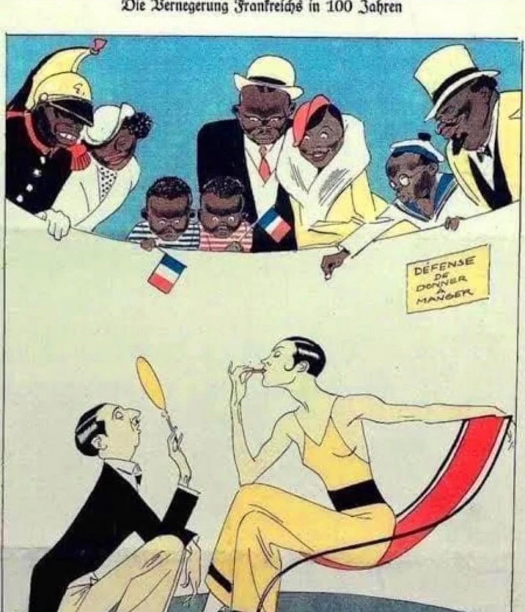 A 1930 German satirical illustration imagining France a century into the future.