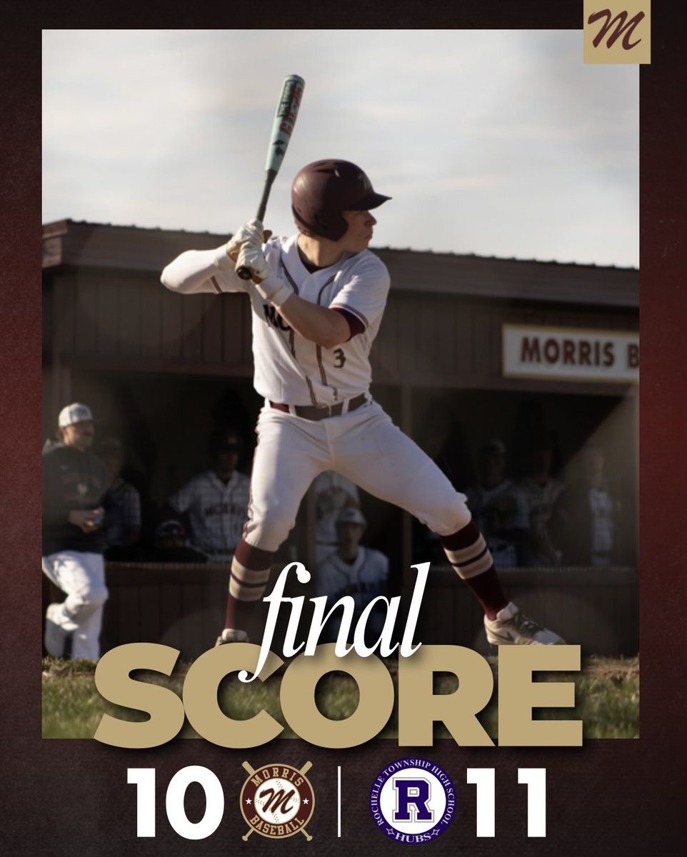 MorrisBaseball's tweet photo. Varsity drops game 1. 

Lee (3-run HR)
Conroy (2-5, 2B, 2RBI)
Smith (2-5)
Kennedy (1-3, RBI)
Laudeman (1-2, RBI https://t.co/QrW4joJdLQ