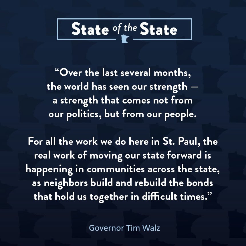 Governor Tim Walz tweet media