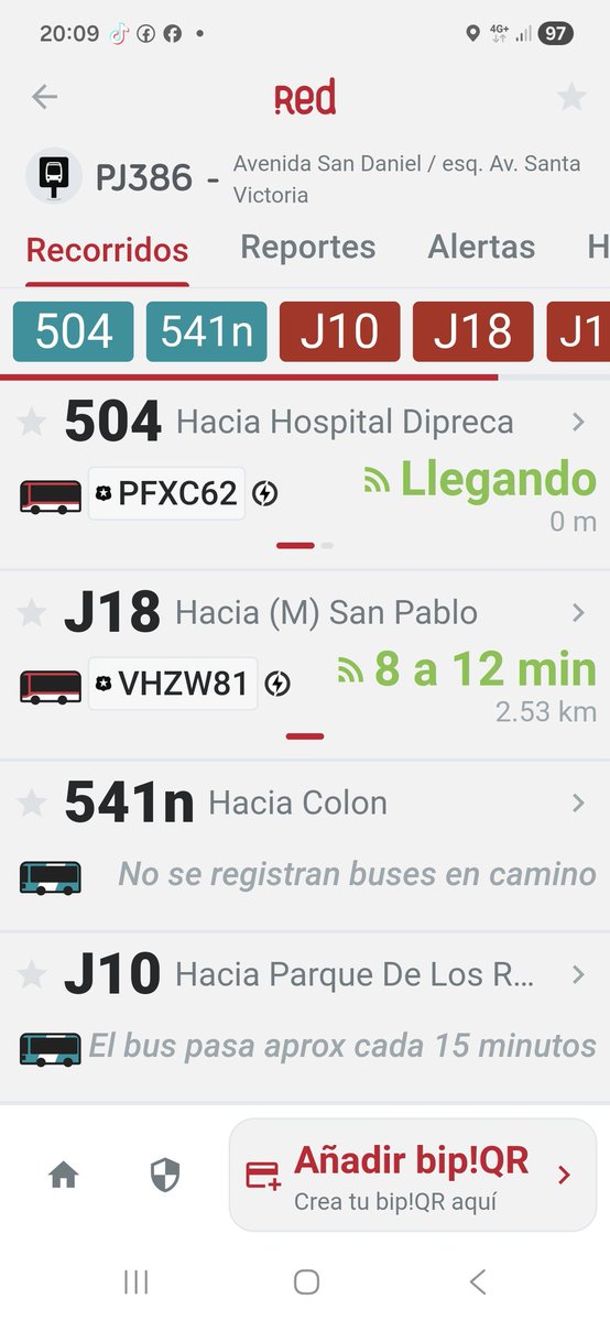 Luhcadi22's tweet photo. BUS 504 NO SE DETIENE EN PARADERO, PASA Y TUVE QUE CASI CORRER DE LA ORILLA  CHOFER ME HABIA VISTO, ESTUBE MAS DE 20 MINUTOS ESPERANDO Y SE SUPONE QUE PASAN CADA 12 MINUTOS, @Transantiago @Red_Movilidad Parada PJ 386 A LAS 20:05 HORAS APROXIMADAMENTE https://t.co/PIDh4E7G5z