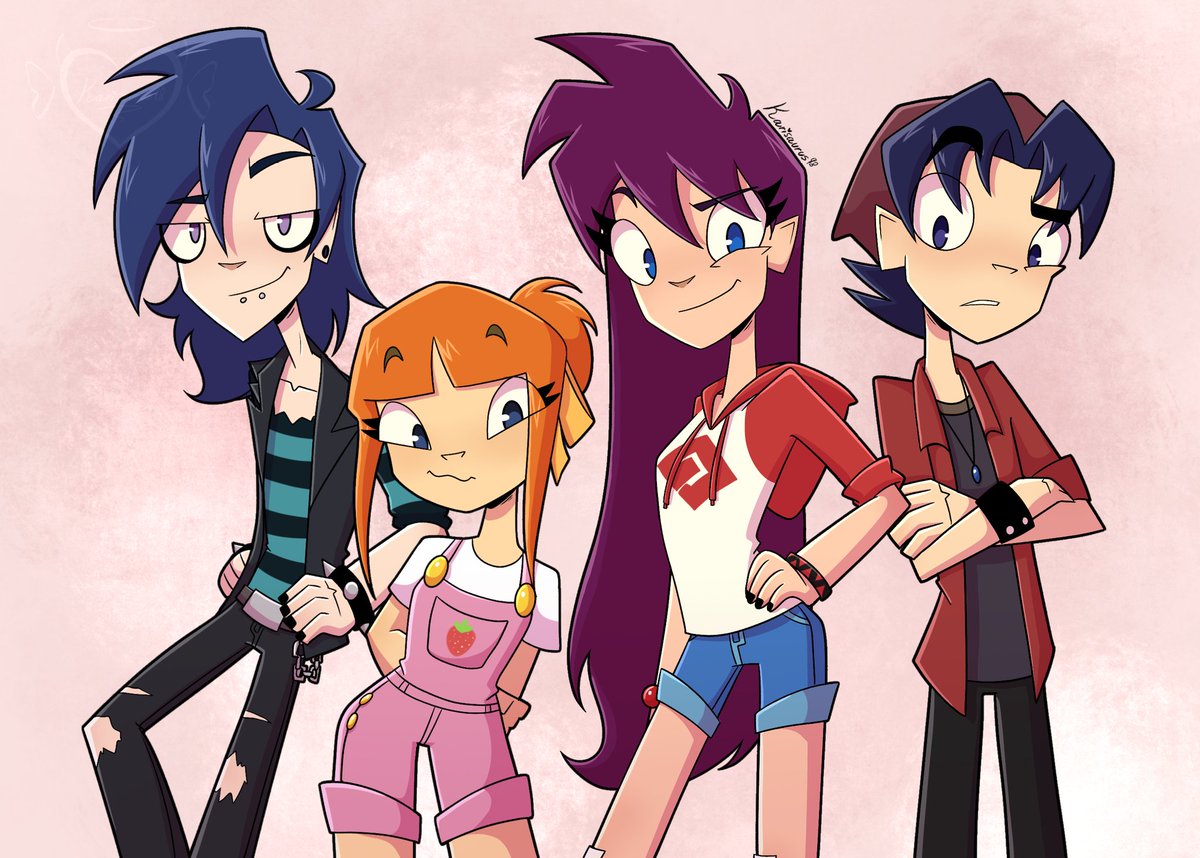 Karisaurus98's tweet image. El sábado pasado se cumplieron cuatro años de la primera vez que publiqué a mis tres niños y le quise hacer un redraw. La diferencia es que ahora son cuatro ✨💖
(Y a Renata no le agrada xD)

#digitalart  #rc9gn #rc9gnfanart  #rc9gnoc #RenataCunningham