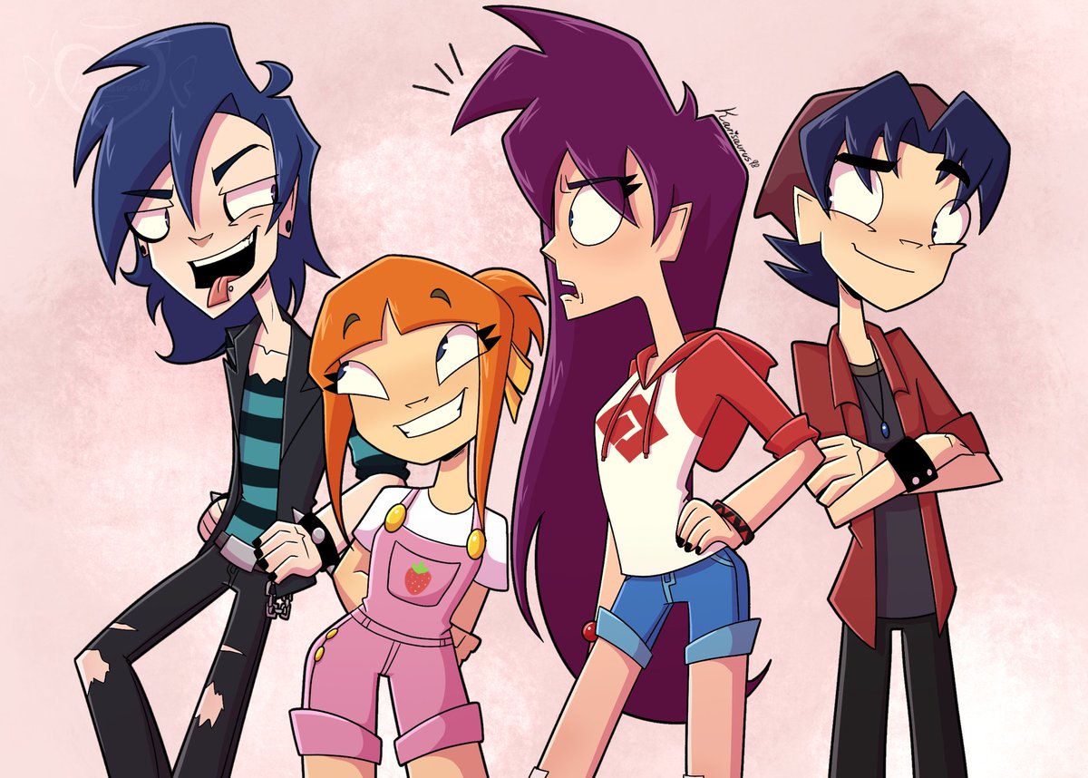 Karisaurus98's tweet image. El sábado pasado se cumplieron cuatro años de la primera vez que publiqué a mis tres niños y le quise hacer un redraw. La diferencia es que ahora son cuatro ✨💖
(Y a Renata no le agrada xD)

#digitalart  #rc9gn #rc9gnfanart  #rc9gnoc #RenataCunningham