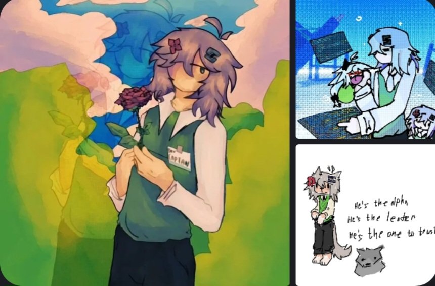 Luc3l14_M0th's tweet image. Someone please draw them kissing or some shi idk it's my bfs and my OCs 🥹

#kaaatieverse #fpe #kaaatieverseoc
#fpeoc