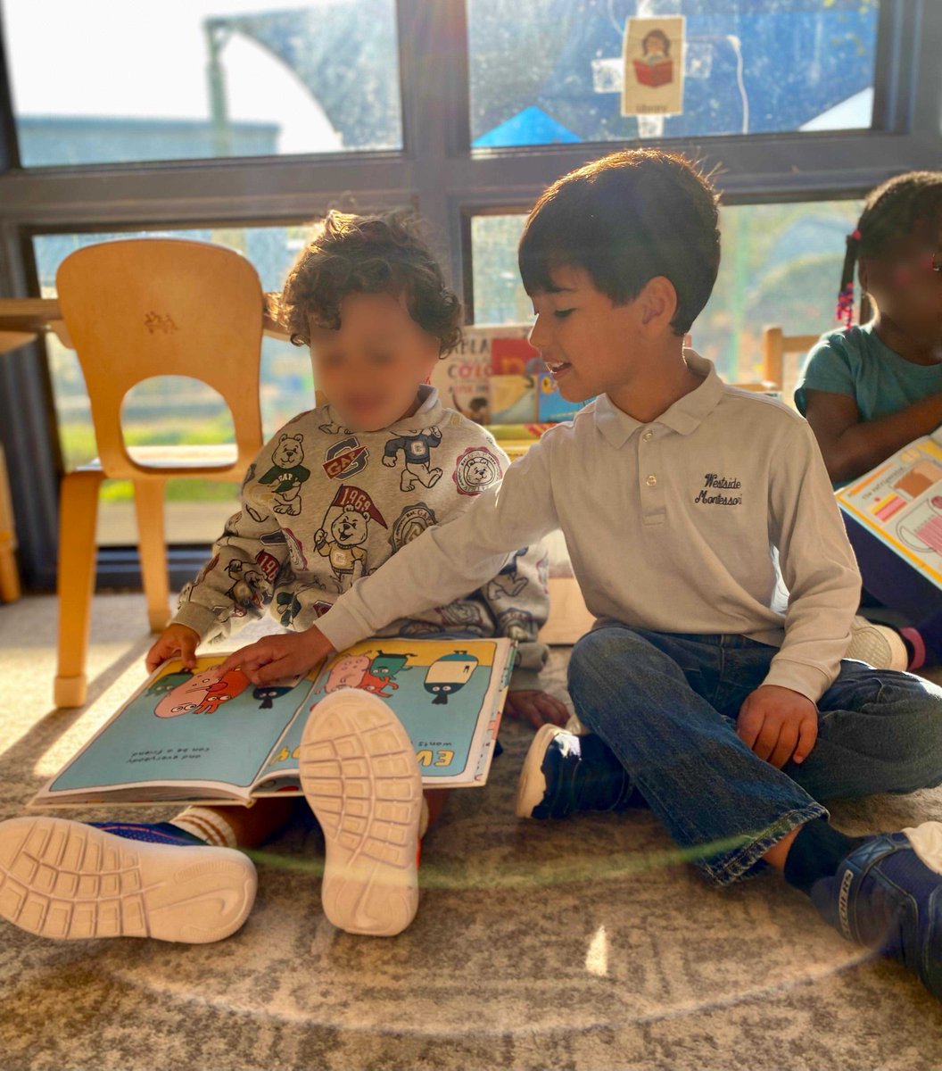 MontessoriHTX's tweet photo. Peer learning is one of the many beautiful aspects of the Montessori classroom. In our Primary environment, children learn not only from their guides, but from one another. These meaningful moments of connection help foster independence and a lifelong love of learning https://t.co/9FPFeAqKue
