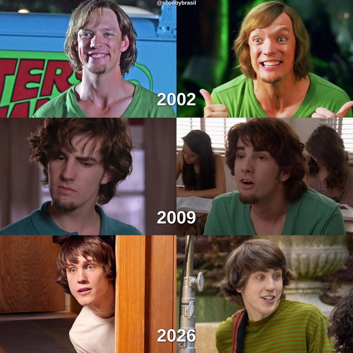 3 gerações de Salsicha Rogers 💚