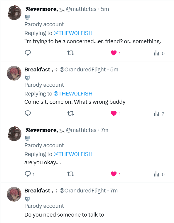 — . ‎ ‎ ‎ ‎ ‎ ‎ ‎ ‎ 𝐀 𝓦͟O𝐋𝐅𝐈𝐒𝐇 𝐌𝐈𝐍𝐃. 狼 tweet media