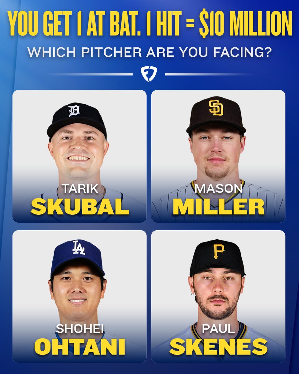 FDSportsbook's tweet image. Is it crazy to say Shohei Ohtani is the easiest answer here?

#MLB