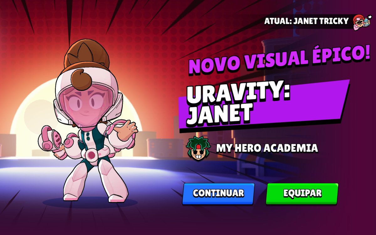 acervojanet_'s tweet photo. E o ADM já garantiu a nova skin da nossa diva, boa sorte pra vcs tbm, qro todo mundo conseguindoo 💙 https://t.co/IKwDNrFeeo