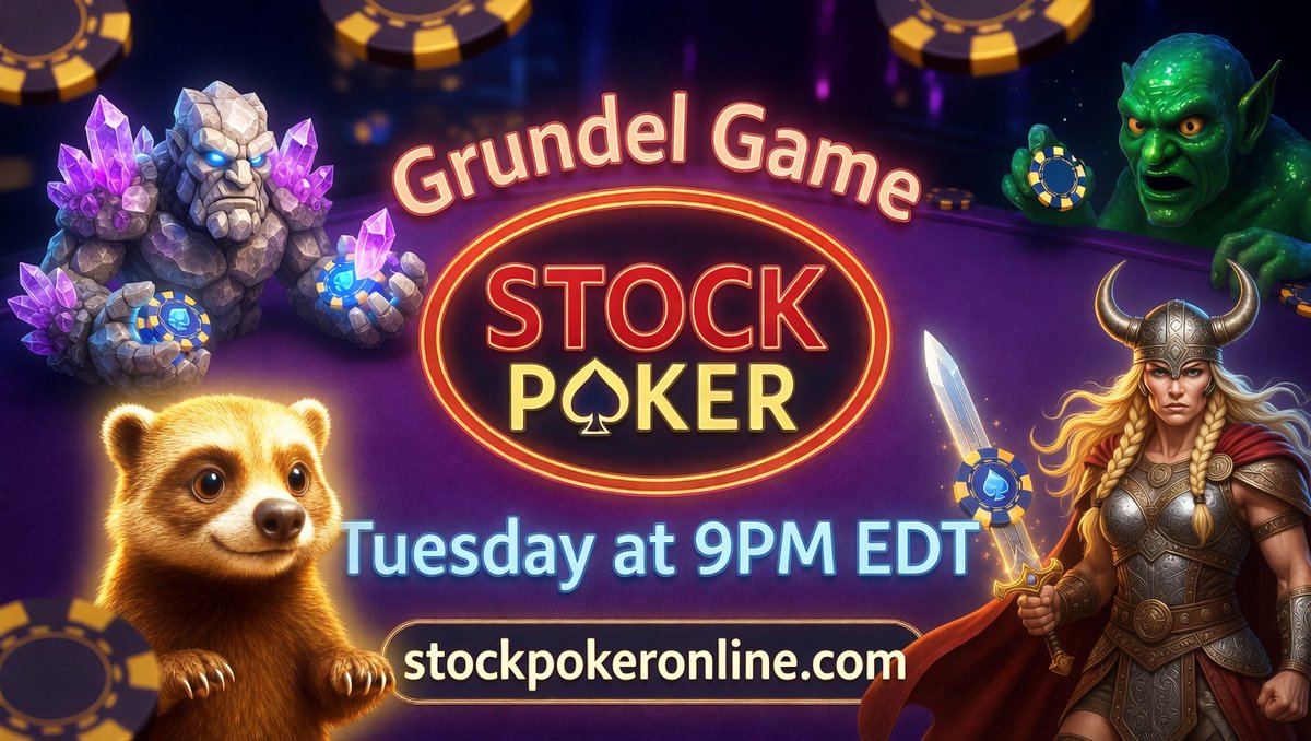 Stock Poker Online tweet media