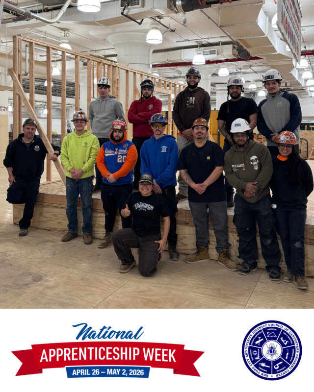 nycdcctc's tweet photo. Proud to recognize the hard work, dedication, and growth of apprentices who are building skills and shaping the future of the trades.

 #nycdcctc #NYCCarpentersTrainingCenter #NYC #Carpenters #apprenticeships #union #UBC #unionstrong #CarpentersRISE #newyork #ny https://t.co/KEarMM6hB2