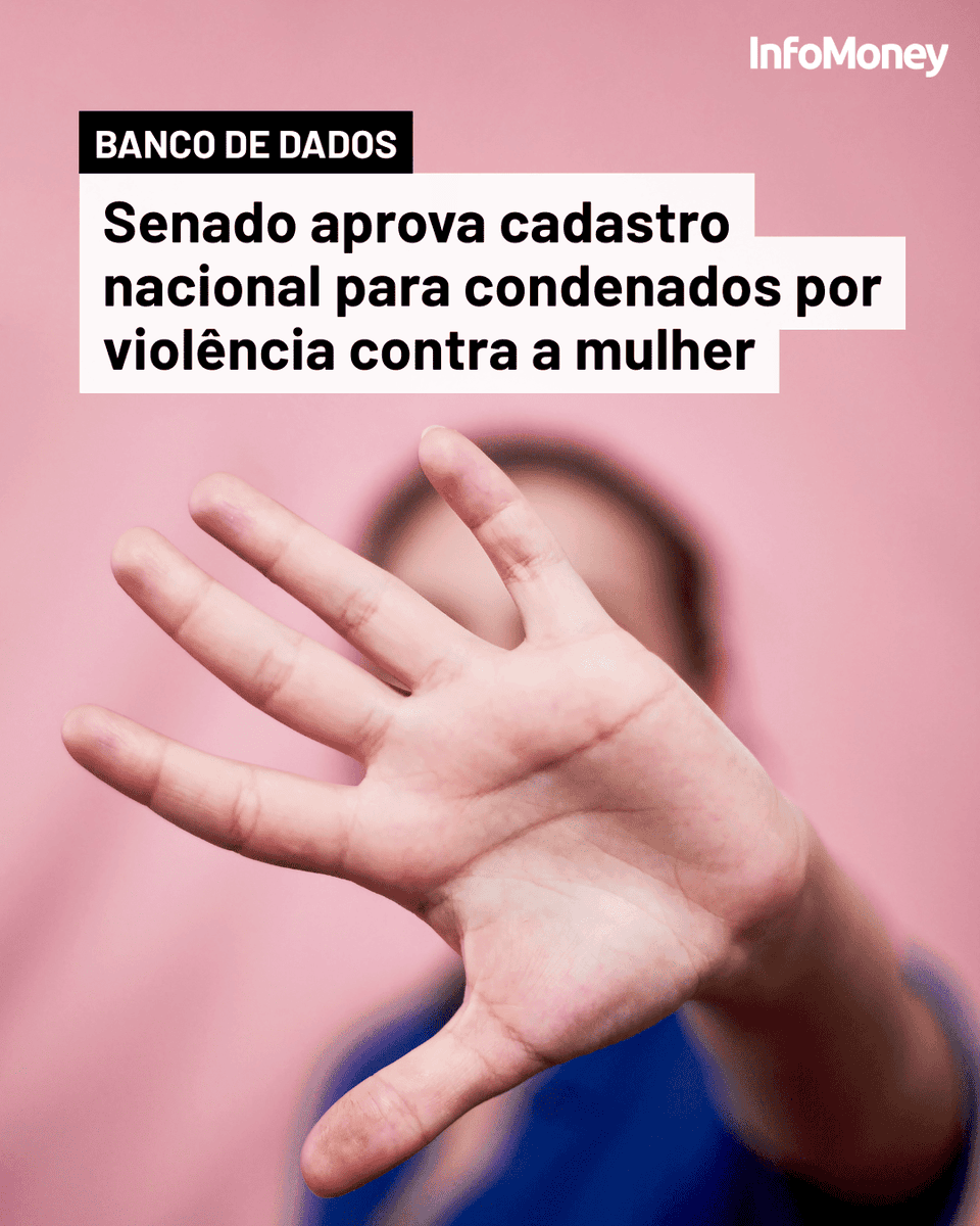 infomoney's tweet image. Somente pessoas condenadas por sentença em trânsito julgado, ou seja, sem possibilidade de recurso, poderão ter os dados incluídos no cadastro.

Leia mais no site do InfoMoney: infomoney.com.br/politica/senad…

Foto: Canva

#ViolênciaContraaMulher #Senado #Política #Feminicídio