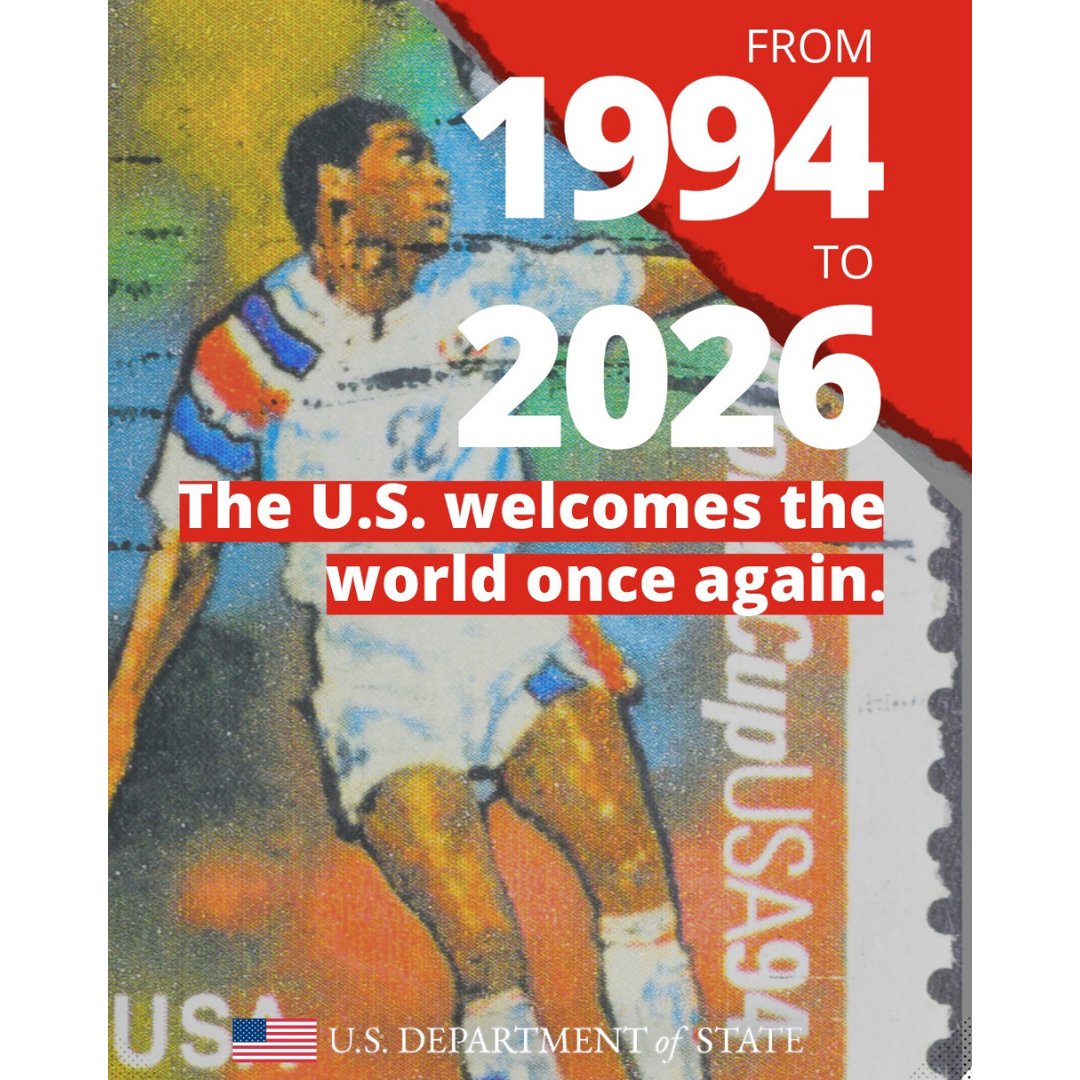 Did you know the U.S. last hosted the #FIFAWorldCup™ in 1994? Now