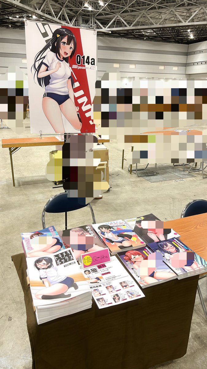 minato_az's tweet photo. 設営完了しました✅
よろしくお願いします🙇✨ https://t.co/woryc8DK32