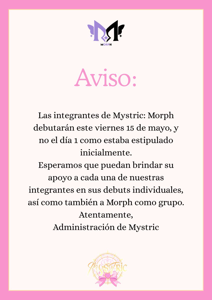 MYSTRIC 🌟🎀 Grupo VTuber tweet media