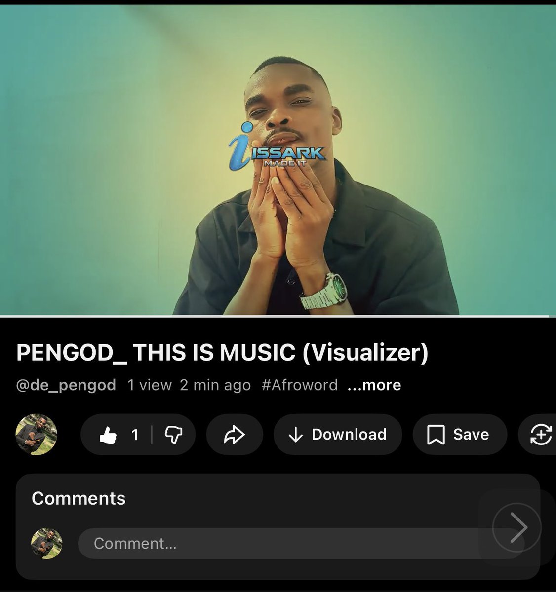de_Pengod's tweet photo. THIS IS MUSIC visualizer out now on YouTube
https://t.co/iR2zz3MS9i
#bhim #afroword #stonebwoy #bhimnation #bhimnationnextgeneration #BNNG https://t.co/rr7hJKqlSx