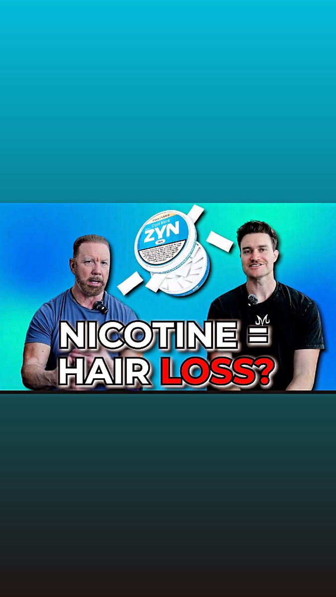 BobbyD__83's tweet image. Does nicotine cause hair loss 🤔

Breaking it down with Steve Michaels

#hairloss #nicotine #haircare

youtu.be/8VT1rEdYQI4?si…