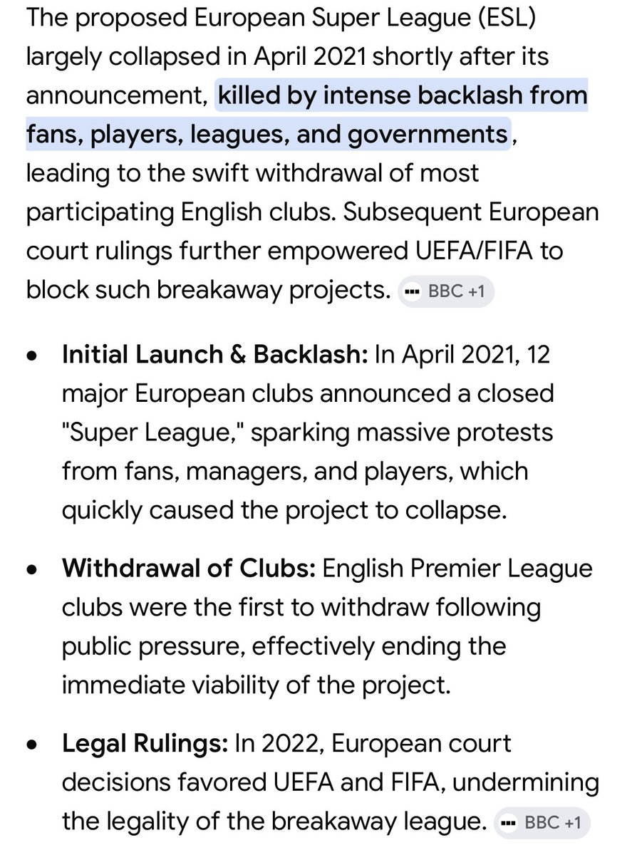 Today reminds me so much of when the rich bastards wanted to do the Super League. If us fans unite, and protest, and complain. And just be insufferable. We can be the change our European brothers were 1/2 decade ago. Nobody is asking for ths

<a href="/NCAA/">NCAA</a> <a href="/MarchMadnessMBB/">NCAA March Madness</a> <a href="/JonRothstein/">Jon Rothstein</a>
