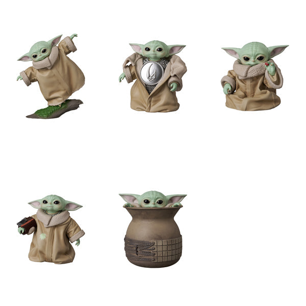 【4個セット】グローグー MEDICOM TOY UDF SERIES 3 メディコム・トイより、グローグーのフィギュアが発売！ UDF GROGU (TM