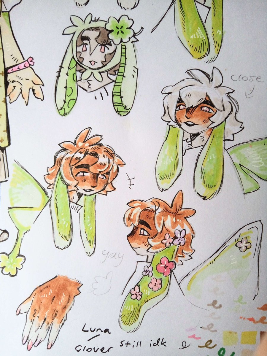 ouroborosreilig's tweet image. redesigning mothbunny luna &amp;lt;3 #yay