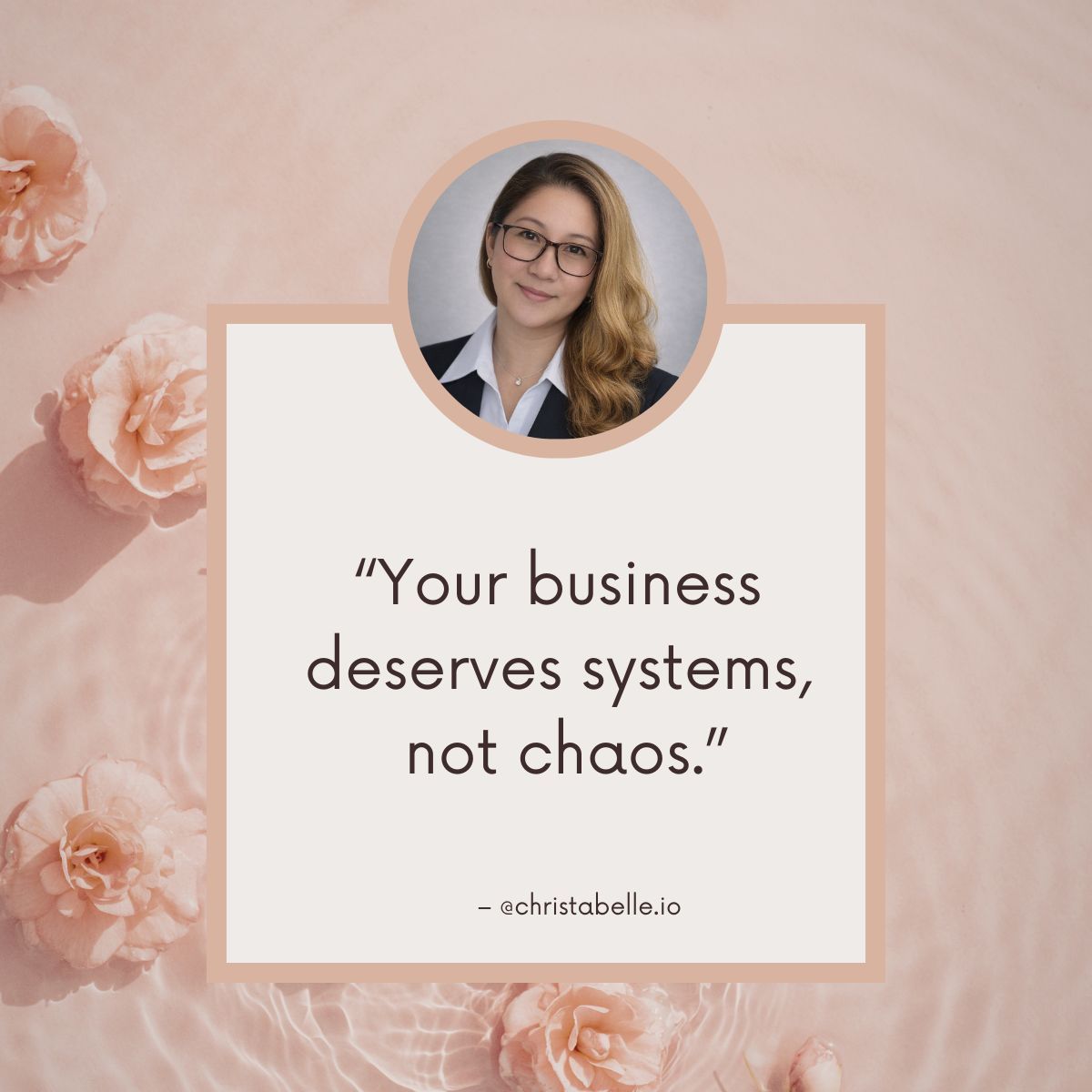 Christabelleio's tweet image. Disorganized workflow slows growth.

Let’s build systems that work.

📩 DM “SYSTEM”
#Organization #Workflow #Growth