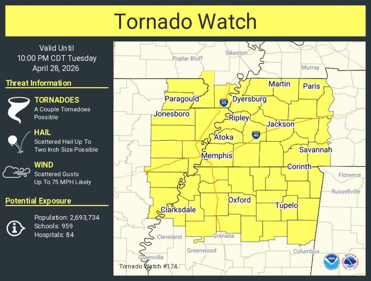 Lafayette County EMA tweet media
