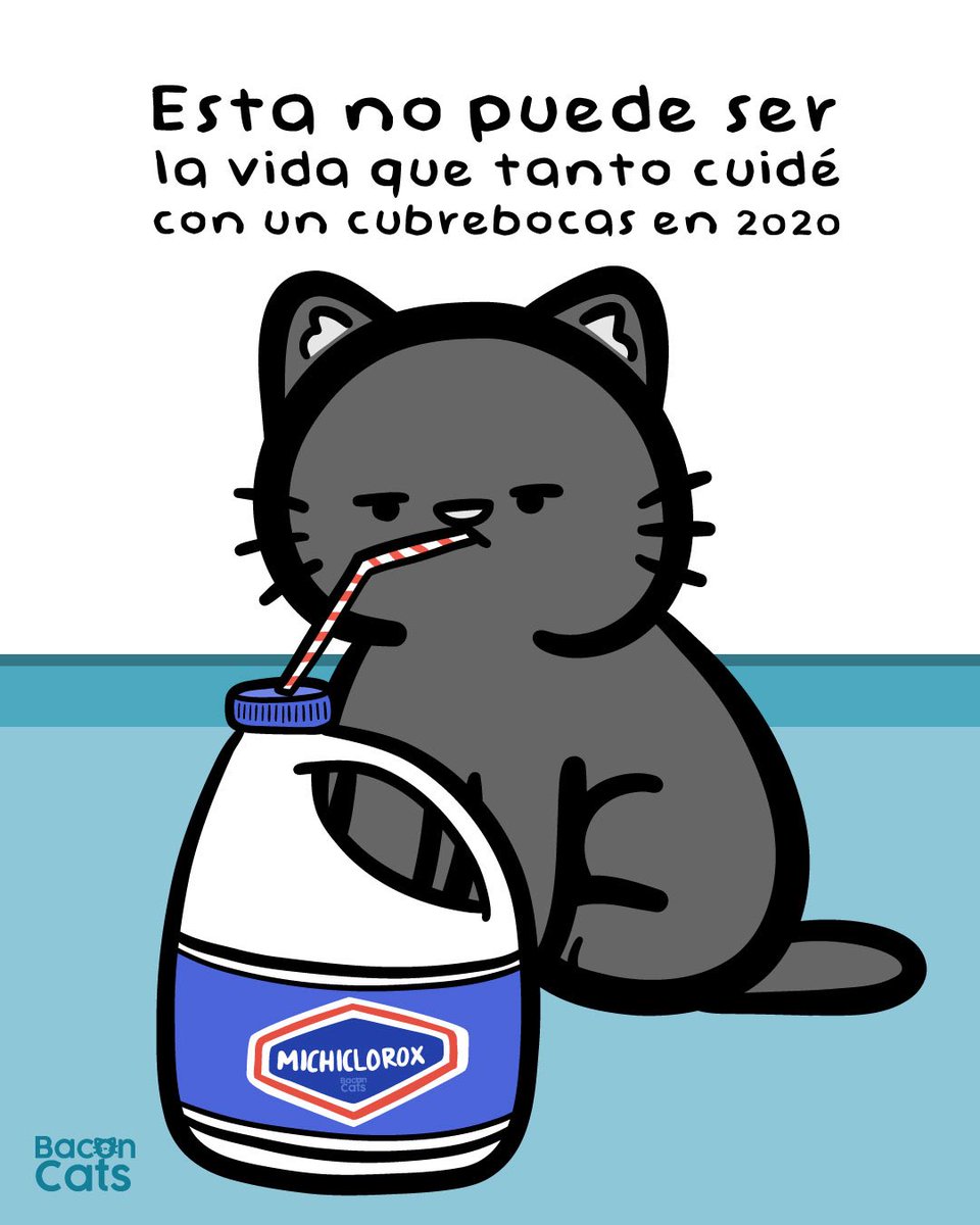 Baconcatsmx's tweet photo. No sobreviví a tanto alcohol gel para esto 😕 https://t.co/pdhD7XnBFP