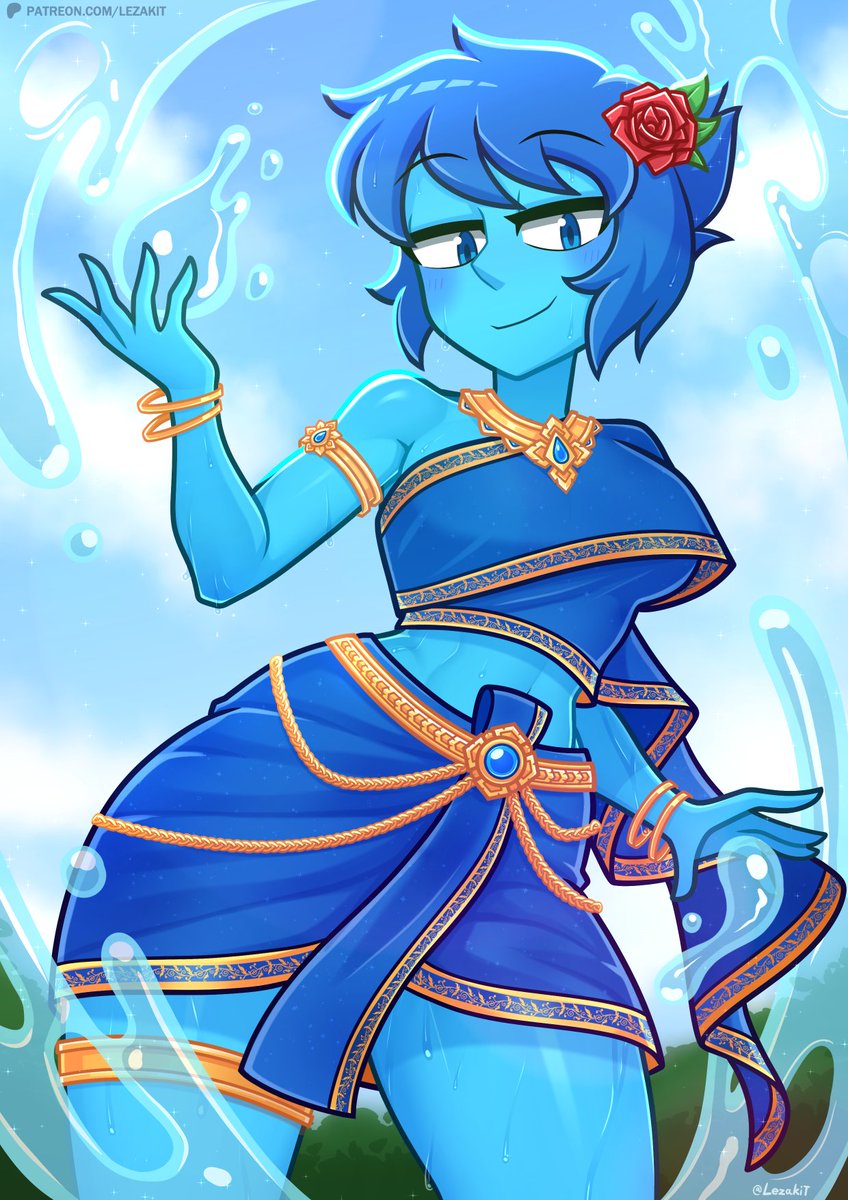 Lapis Lazuli in thai dress.

#StevenUniverse #LapisLazuli