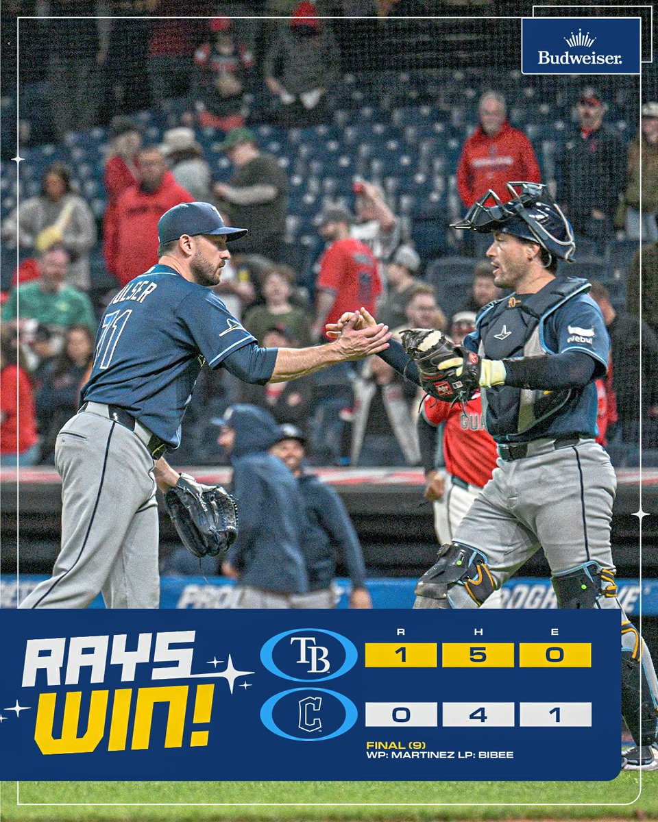 Guarded the W

#RaysUp | #RaysWin