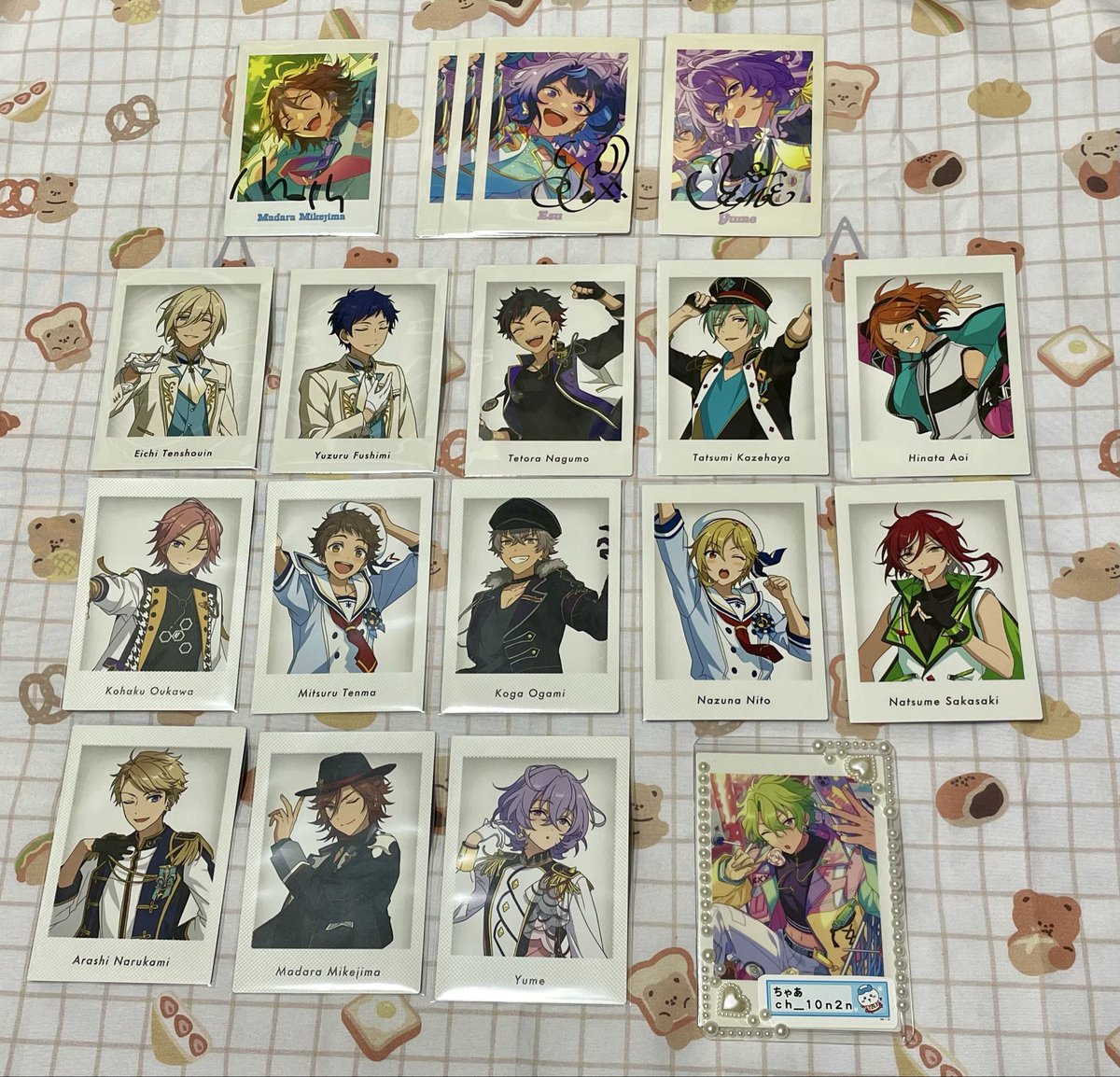 交換】あんスタ ぱしゃっつ 10周年 特典 譲→英智 渉 桃李 弓弦 千秋
