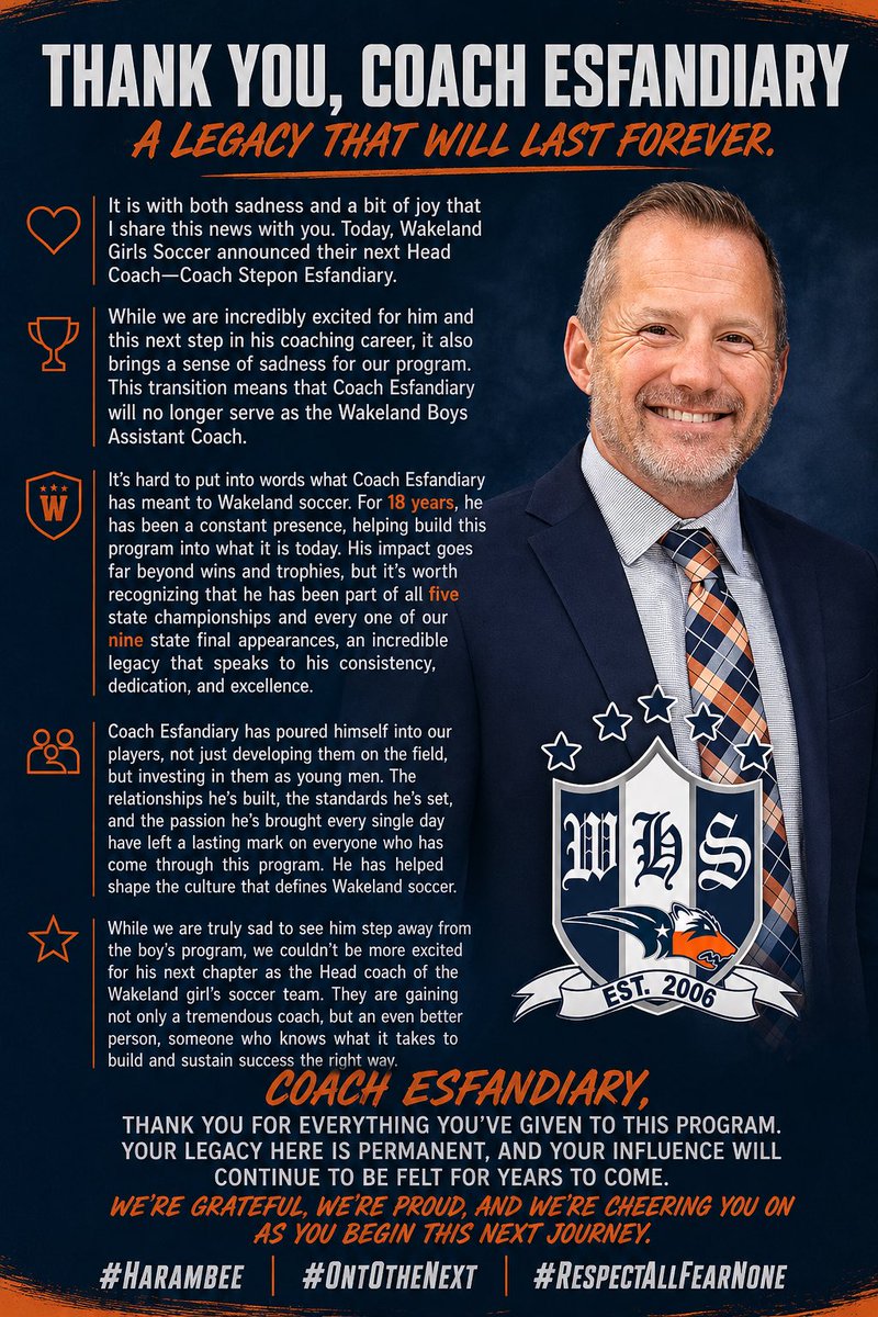 Wakeland Soccer tweet media