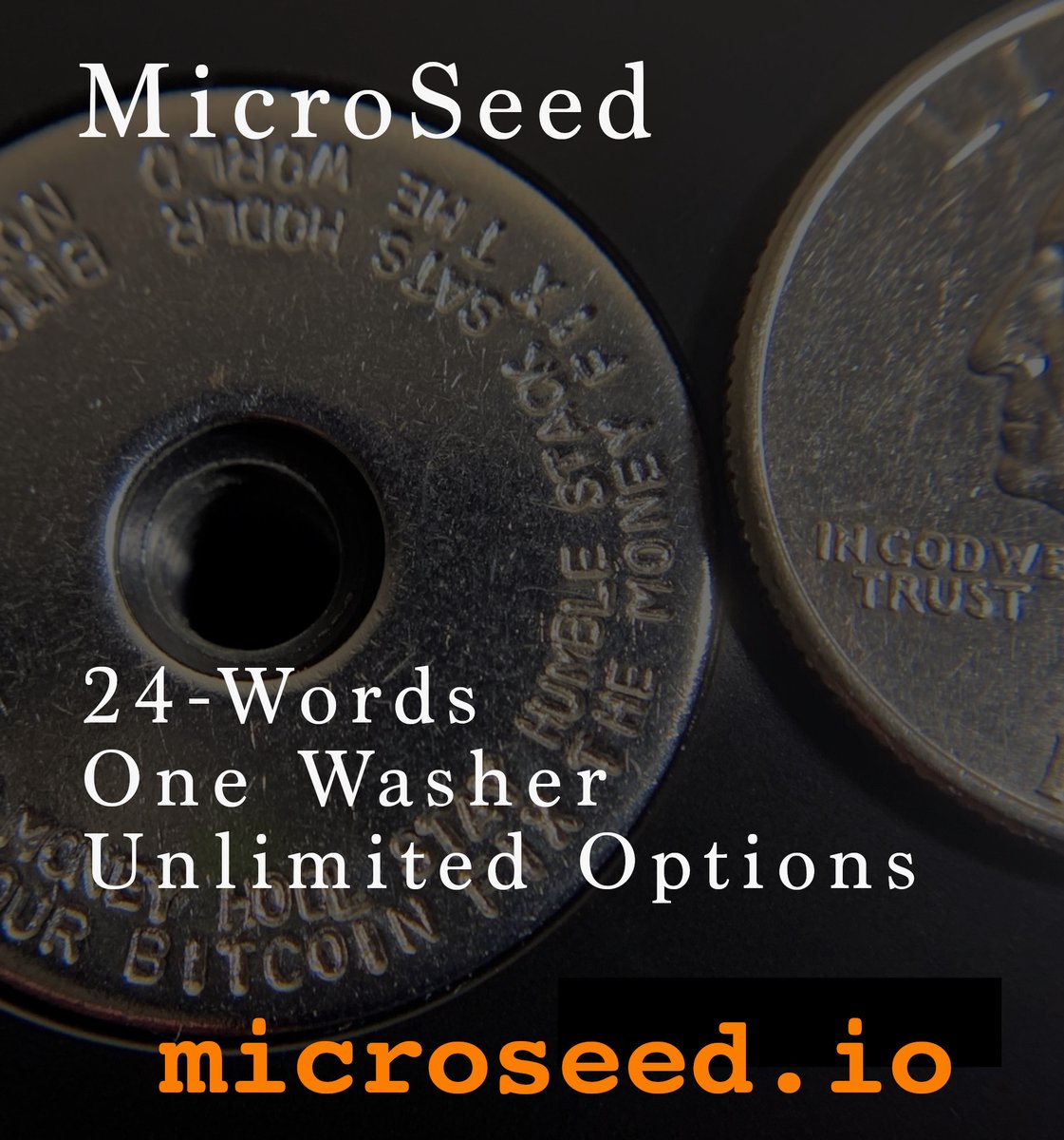 MicroSeed_io's tweet photo. 24 words.
1 washer.
Unlimited options.

https://t.co/8ClcI299KV https://t.co/QqF9x0V2VW