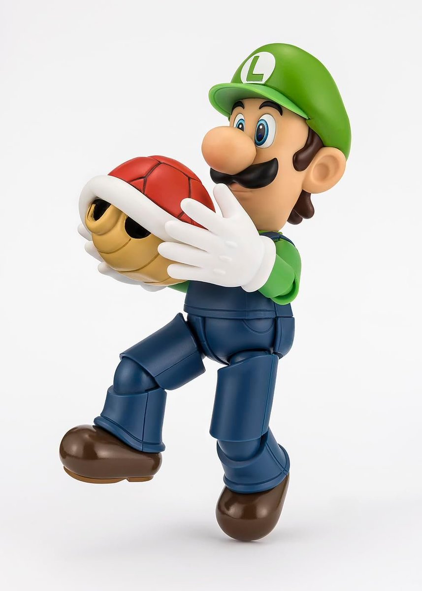 Wario64's tweet image. TAMASHII NATIONS - Super Mario - Luigi S.H.Figuarts Action Figure preorder is $30.39 on Amazon amzn.to/4eNkkl8 #ad