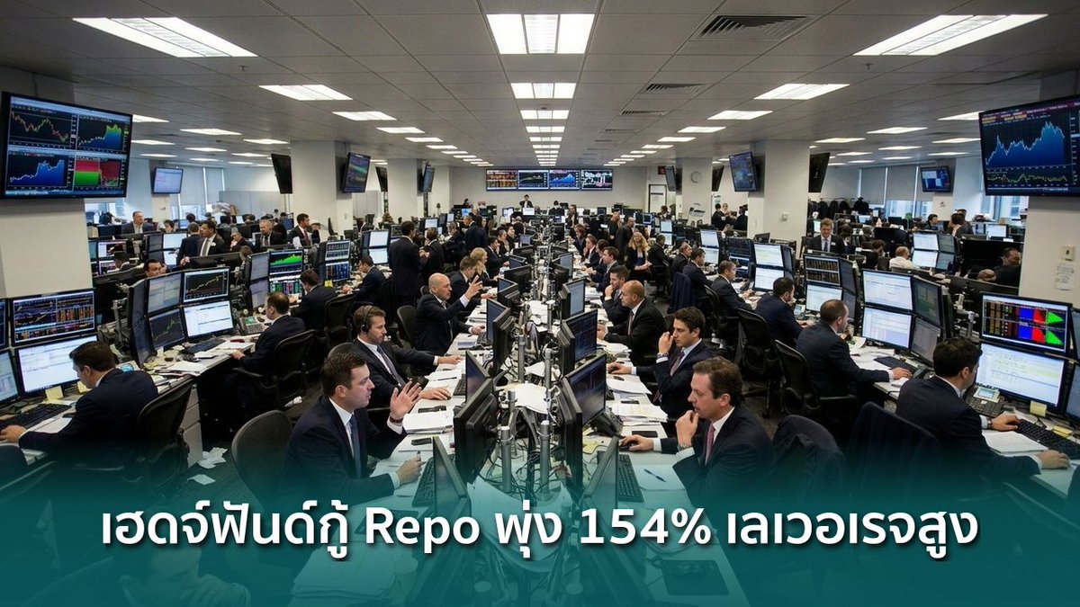 siamblockchain's tweet photo. 🔴 กองทุนเฮดจ์ฟันด์กู้ Repo พุ่ง 154% ตั้งแต่ปี 2022 เลเวอเรจโลกสูงผิดปกติ

https://t.co/27nDgQSerA

#HedgeFund #OFR #RepoBorrowing #Crypto #คริปโต https://t.co/s1GMC8q84m