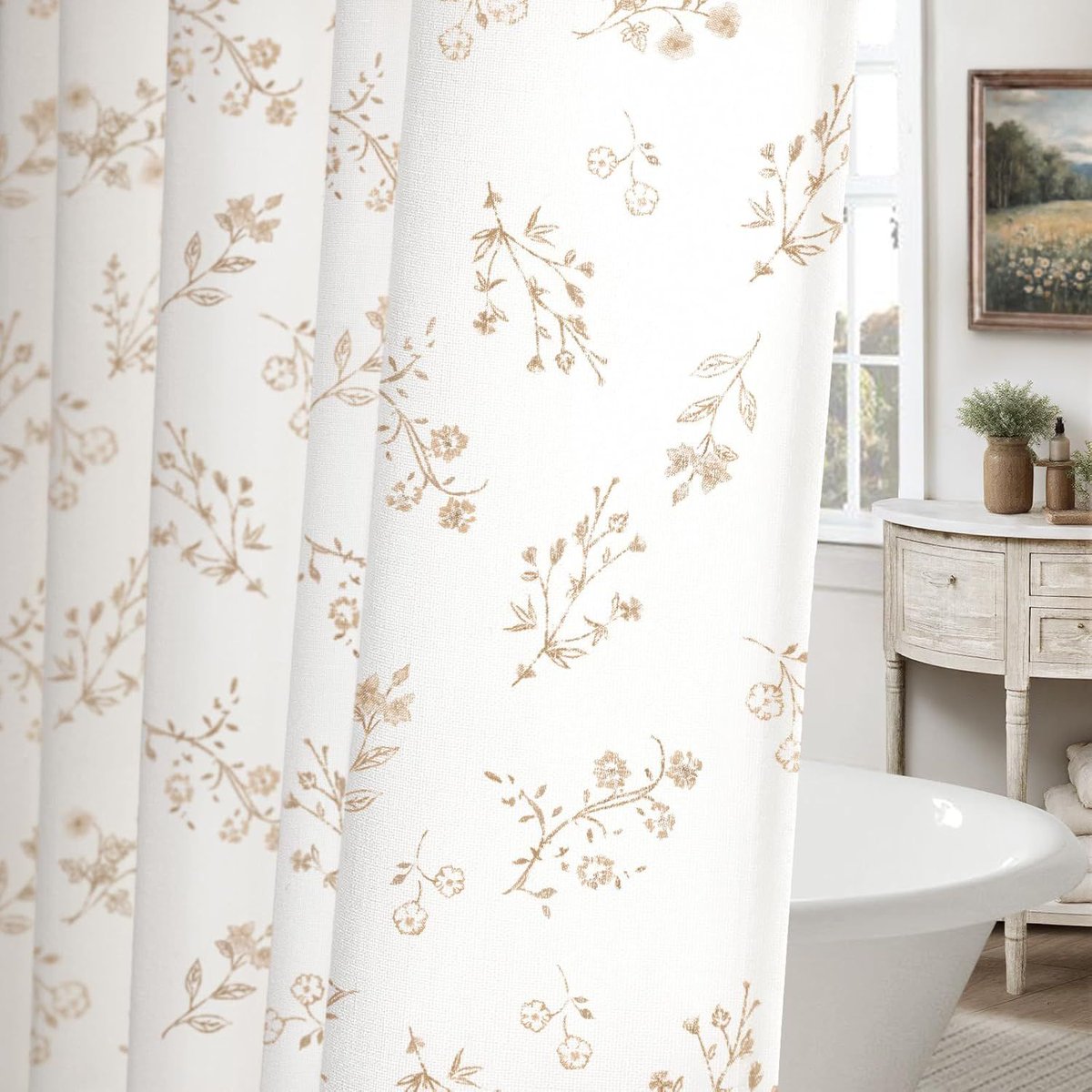 DealsDispatch's tweet image. 🚨 DEAL ALERT 🚨

XOGUIBO Beige Floral Farmhouse Vintage Cotton Shower Curtain, French Country Shower Curtains for Bathroom, 72Wx72H

Find it here: dealsdispatch.com/deals/xoguibo-…

#AmazonDeals #TechDeals #Amazon #Deals