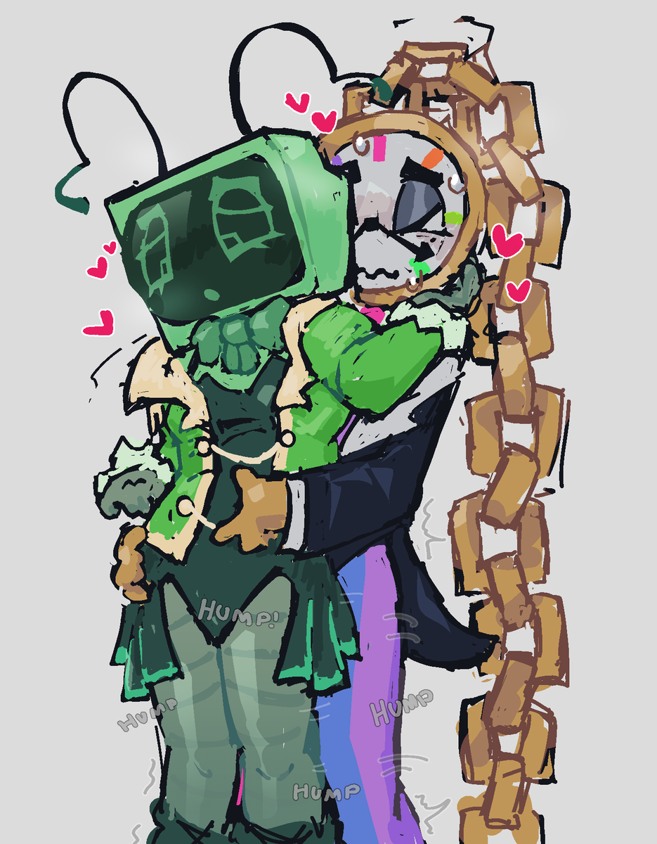 whollyfleas's tweet photo. anotha tvtime art trade WITH @dylepilled YUHHHH
📺x🕰️ DRY HUMPING!!!
#dandysworldnsfw #dandysworldr34 https://t.co/1S84cPOXvR