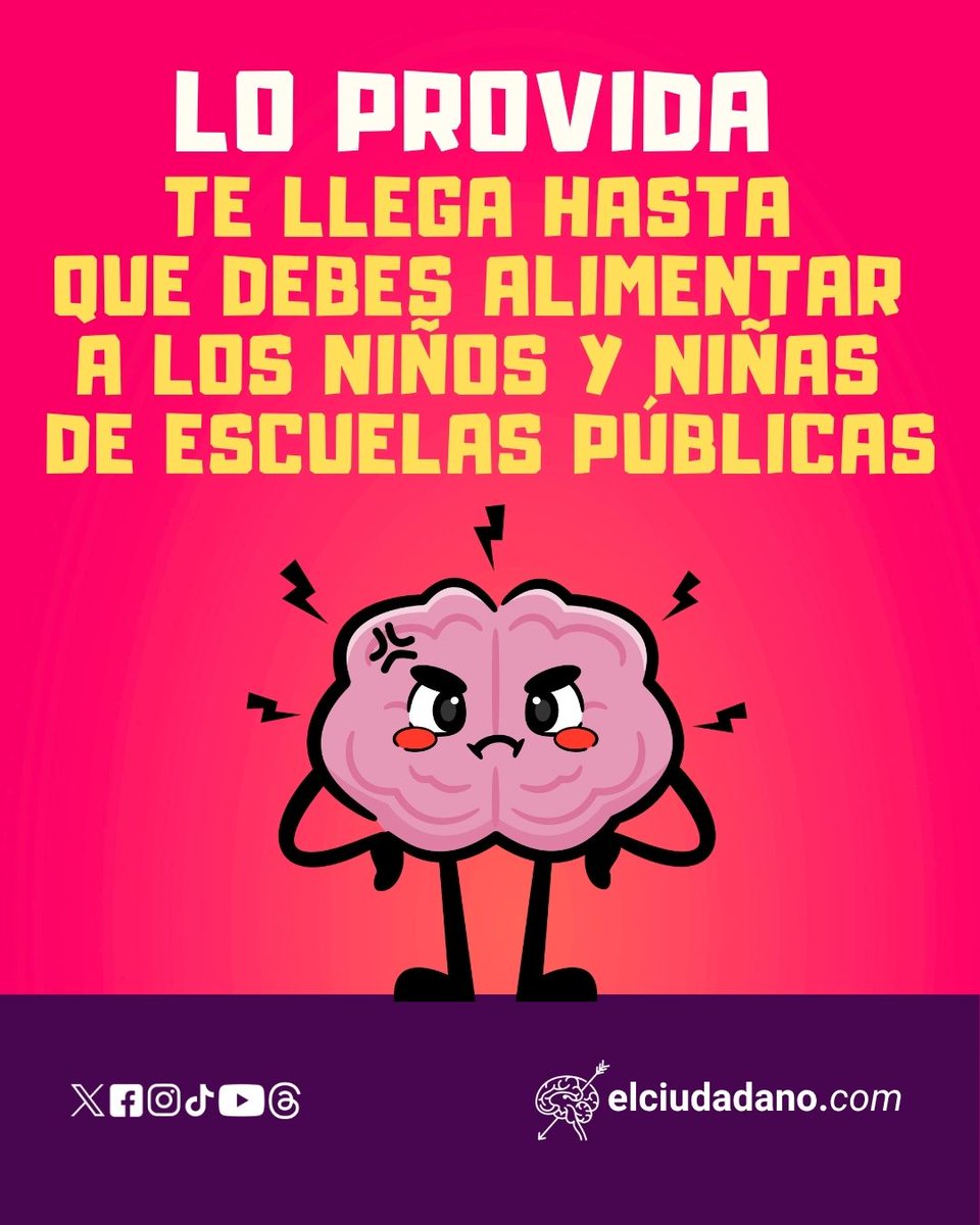 “Lo provida te llega hasta que debes alimentar a los niños y niñas de escuelas públicas.”

El debate no termina en el nacimiento.
Empieza ahí.

Porque defender la vida también es garantizar comida, educación y dignidad.
No basta el discurso si el Estado no responde y la infancia