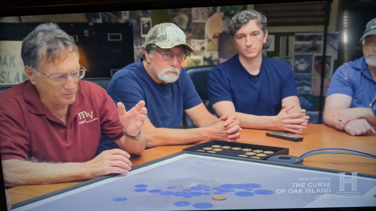 tyrhaegl's tweet photo. That look when you realize no amount of treasure you might find will even come close to the amount of money you've already spent searching for it. #OakIslandCursers https://t.co/uUek3MR8Js