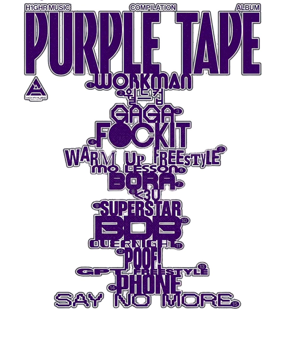 homebodyclubbr's tweet photo. Diferentes de outros albuns, todas as 15 faixas da Purple Tape são consideradas TITLE porque eles não conseguiram escolher as favoritas 😂
E a MC lamentou eles não poderem apresentar Live delas na radio devido a classificação e a censura🔇
#h1ghrmusic #purpletape #ph1 https://t.co/GfzVoRhFeM
