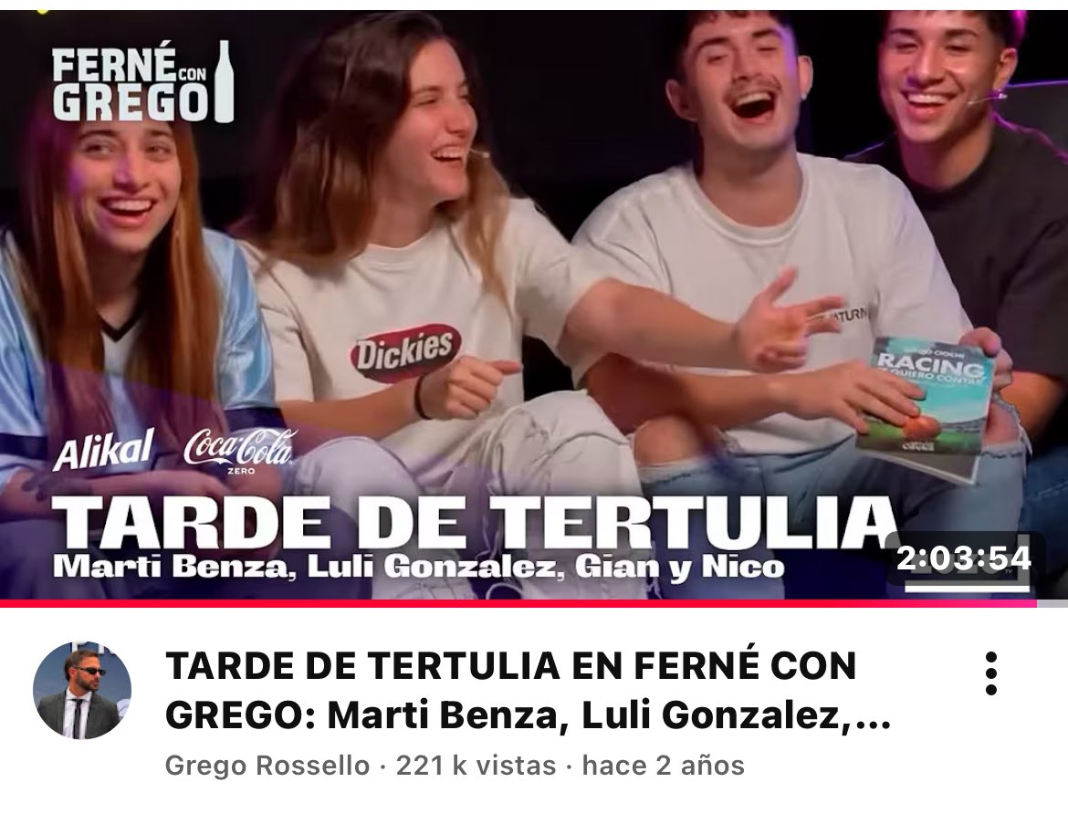 y pensar que hace dos años eran esto