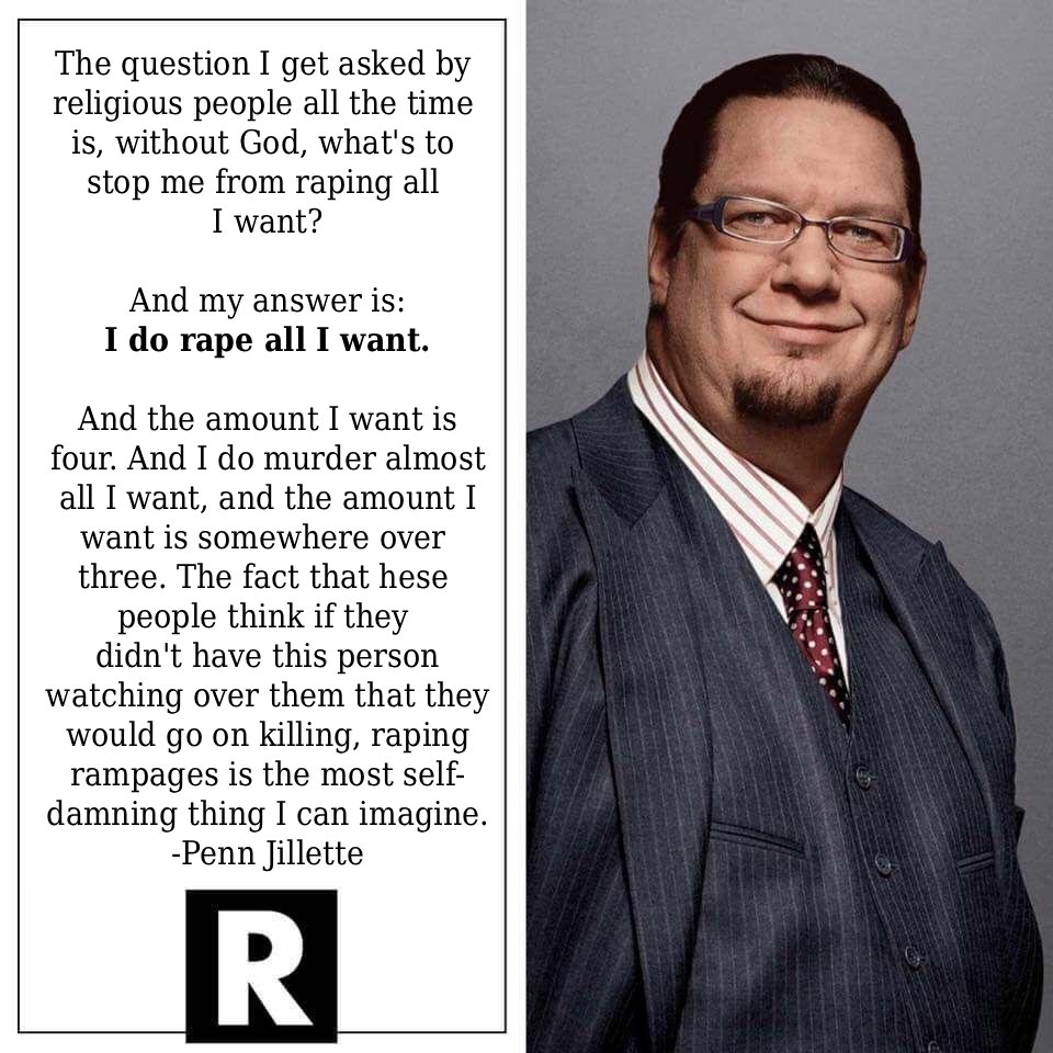 Penn Jillette on Christianity