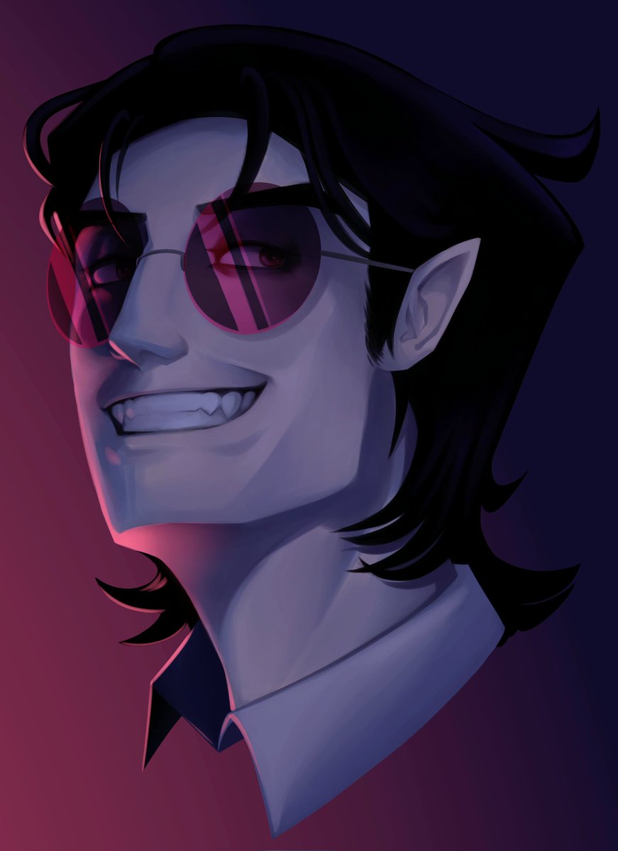 NotScribblous's tweet photo. Gamma (or in this case, Gabriel, since I've recycled him as a character)
He's a vampire in this specific instance

I'm sure people who've been here for a long time know of his origins

#spamtonex #vampire #dnd https://t.co/vAGsApcD8k