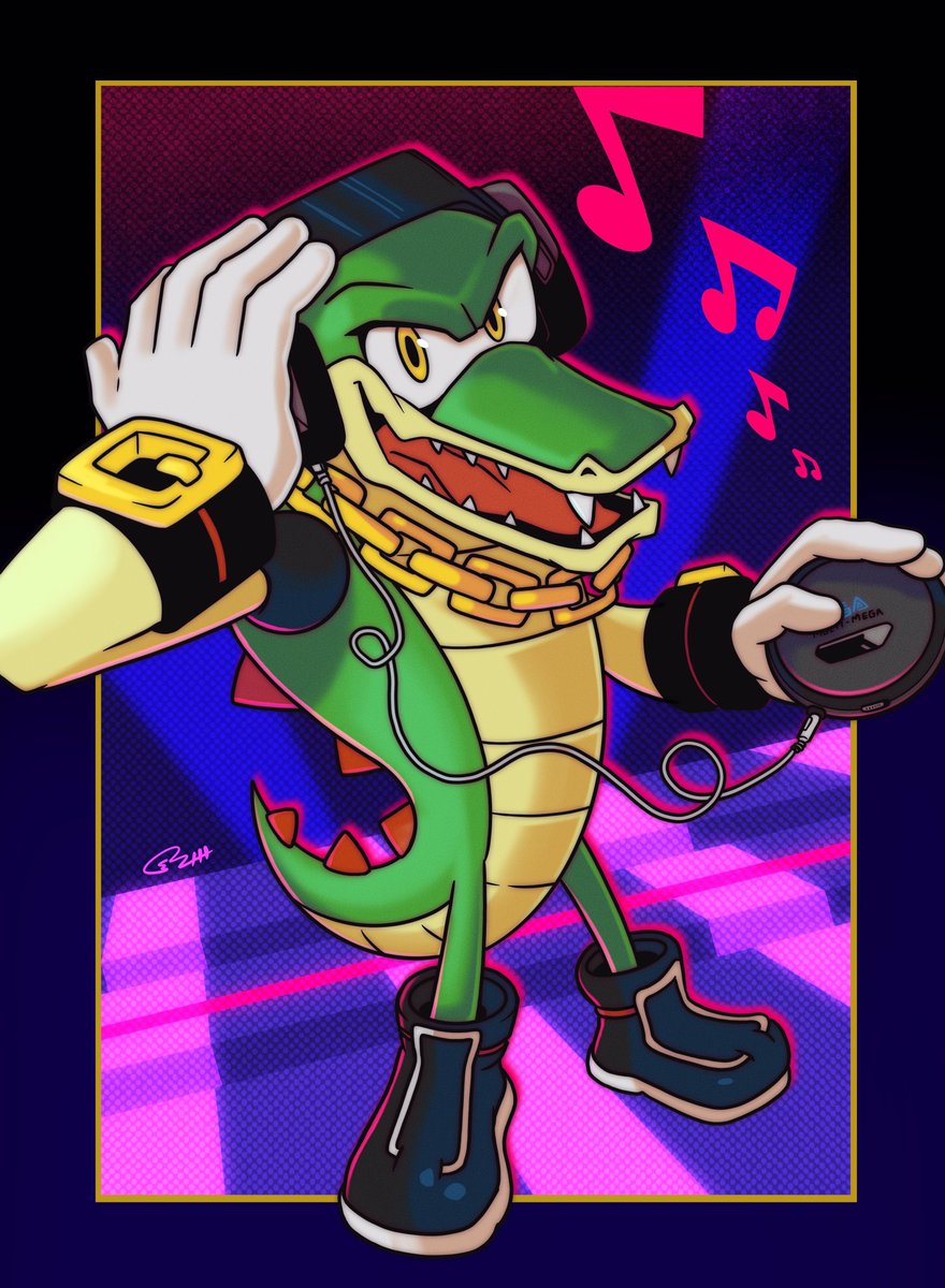 RoboticSteve's tweet photo. He’s listening to the Sonic Heroes OST https://t.co/xfx8GqFD3f