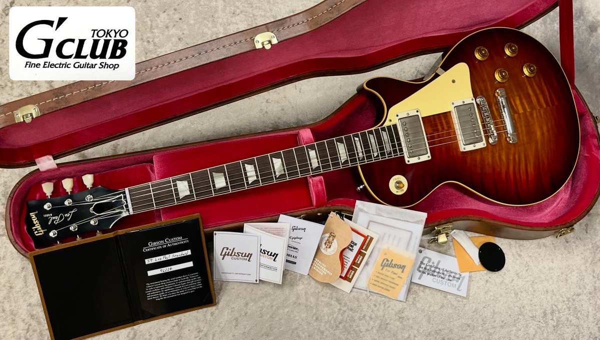 GCLUB_TOKYO's tweet photo. 【新着入荷情報🔥】
Gibson Custom Shop Japan Limited Run 1959 Les Paul Standard Reissue "Torrefied Top" VOS Antique Golden Factory Burst s/n 96224
https://t.co/E7FzQZUaWK
#gibson #lespaul #burst #gclubtokyo #onlyagibsonisgoodenough https://t.co/y4wAEv8pKn